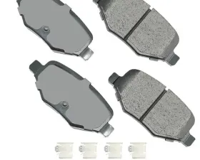 Akebono ProACT Ultra Premium Ceramic Disc Brake Pad Kit ACT1377B for Universal Fitment
