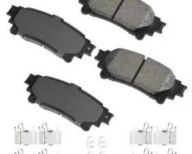 Akebono ProACT Ultra Premium Ceramic Disc Brake Pad Kit - Universal Fitment, ACT1391A