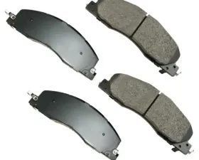Akebono ProACT Ultra Premium Ceramic Disc Brake Pad Kit - Universal Fitment, OE-Validated