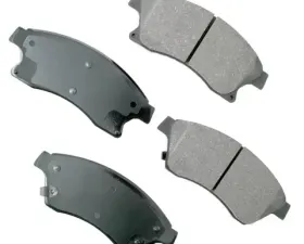 Akebono ProACT Ultra Premium Ceramic Disc Brake Pad Kit - Universal Fitment, OE-Validated