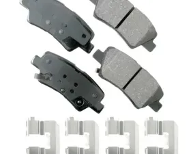 Akebono ProACT Ultra Premium Ceramic Disc Brake Pad Kit - Universal Fitment, OE-Validated