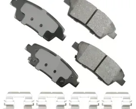 Akebono ProACT Ultra Premium Ceramic Disc Brake Pad Kit - Universal Fitment