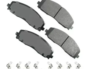 Akebono ProACT Ultra Premium Ceramic Disc Brake Pad Kit - Universal Fitment, ACT1589