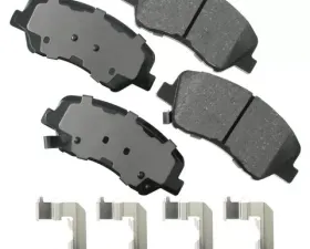 Akebono ProACT Ultra Premium Ceramic Disc Brake Pad Kit - Universal Fitment, OE-Validated