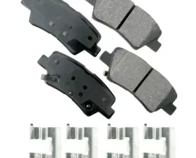 Akebono ProACT Ultra Premium Ceramic Disc Brake Pad Kit - Universal Fitment, OE-Validated