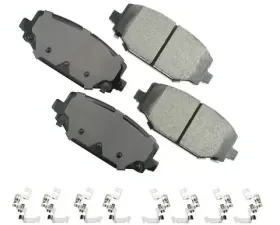 Akebono ProACT Ultra Premium Ceramic Disc Brake Pad Kit - Universal Fitment, OE-Validated