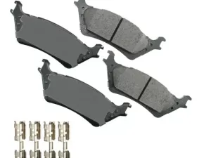 Akebono ProACT Ultra Premium Ceramic Disc Brake Pad Kit - Universal Fitment, OE-Validated