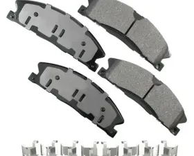 Akebono ProACT Ultra Premium Ceramic Disc Brake Pad Kit - Universal Fitment, ACT1611