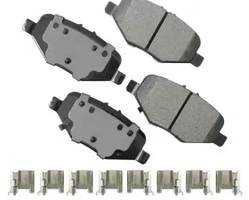 Akebono ProACT Ultra Premium Ceramic Disc Brake Pad Kit - Universal Fitment