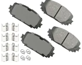 Akebono ProACT Ultra Premium Ceramic Disc Brake Pad Kit - Universal Fitment, OE-Validated