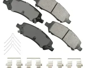 Akebono ProACT Ultra Premium Ceramic Disc Brake Pad Kit - Universal Fitment, OE-Validated