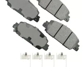 Akebono ProACT Ultra Premium Ceramic Disc Brake Pad Kit - Universal Fitment, OE-Validated