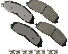 Akebono ProACT Ultra Premium Ceramic Disc Brake Pad Kit - ACT1680, Universal Fitment