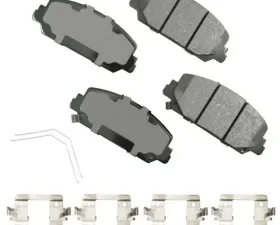Akebono ProACT Ultra Premium Ceramic Disc Brake Pad Kit - Universal Fitment, OE-Validated