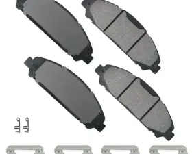 Akebono ProACT Ultra Premium Ceramic Disc Brake Pad Kit ACT1791 - Universal Fitment