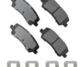 Akebono ProACT Ultra Premium Ceramic Disc Brake Pad Kit - Universal Fitment, OE-Validated