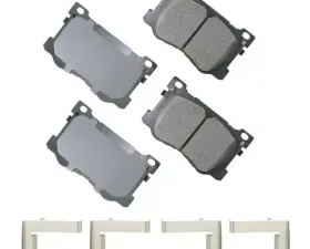 Akebono ProACT Ultra Premium Ceramic Disc Brake Pad Kit - Universal Fitment, OE-Validated