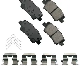 Akebono ProACT Ultra Premium Ceramic Disc Brake Pad Kit - Universal Fitment, OE-Validated