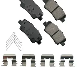 Akebono ProACT Ultra Premium Ceramic Disc Brake Pad Kit - Universal Fitment, OE-Validated