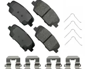 Akebono ProACT Ultra Premium Ceramic Disc Brake Pad Kit - Universal Fitment, OE-Validated