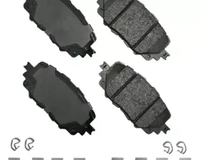 Akebono ProACT Ultra Premium Ceramic Disc Brake Pad Kit - Universal Fitment