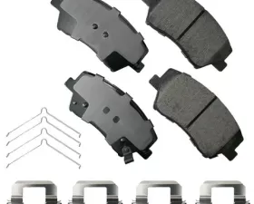 Akebono ProACT Ultra Premium Ceramic Disc Brake Pad Kit - Universal Fitment, OE-Validated