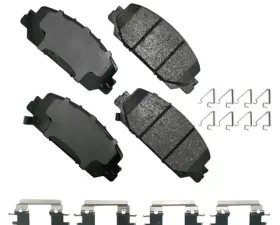 Akebono ProACT Ultra Premium Ceramic Disc Brake Pad Kit - Universal Fitment, OE-Validated