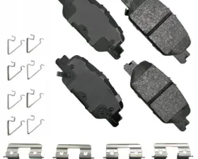 Akebono ProACT Ultra Premium Ceramic Disc Brake Pad Kit - Universal Fitment, OE-Validated