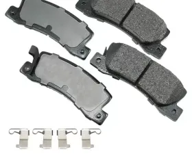 Akebono ProACT Ultra Premium Ceramic Disc Brake Pad Kit ACT325A - Universal Fitment
