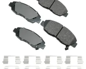 Akebono ProACT Ultra Premium Ceramic Disc Brake Pad Kit - Universal Fitment, OE-Validated