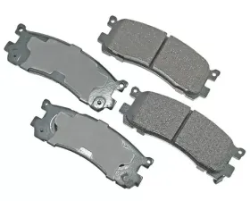 Akebono ProACT Ultra Premium Ceramic Disc Brake Pad Kit - Universal Fitment, OE-Validated