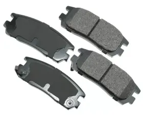 Akebono ProACT Ultra Premium Ceramic Disc Brake Pad Kit - Universal Fitment, OE-Validated