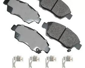 Akebono ProACT Ultra Premium Ceramic Disc Brake Pad Kit - Universal Fitment, OE-Validated
