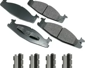 Akebono ProACT Ultra Premium Ceramic Disc Brake Pad Kit - Universal Fitment