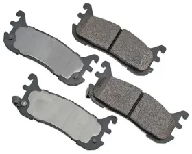 Akebono ProACT Ultra Premium Ceramic Disc Brake Pad Kit - Universal Fitment, OE-Validated