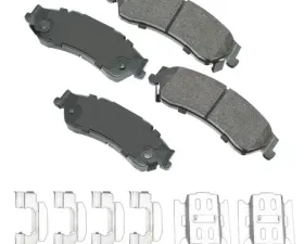 Akebono ProACT Ultra Premium Ceramic Disc Brake Pad Kit - Universal Fitment