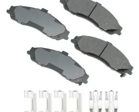 Akebono ProACT Ultra Premium Ceramic Disc Brake Pad Kit - Universal Fitment