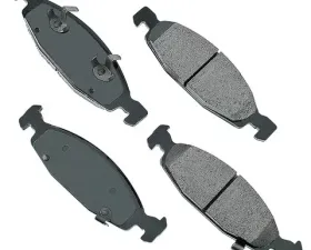 Akebono ProACT Ultra Premium Ceramic Disc Brake Pad Kit - Universal Fitment, OE-Validated