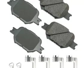 Akebono ProACT Ultra Premium Ceramic Disc Brake Pad Kit - Universal Fitment, OE-Validated