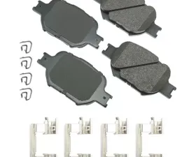 Akebono ProACT Ultra Premium Ceramic Disc Brake Pad Kit - Universal Fitment, OE-Validated