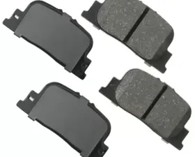 Akebono ProACT Ultra Premium Ceramic Disc Brake Pad Kit - Universal Fitment, OE-Validated