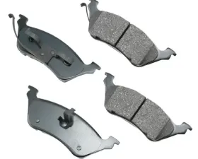 Akebono ProACT Ultra Premium Ceramic Disc Brake Pad Kit - Universal Fitment, ZBAN8