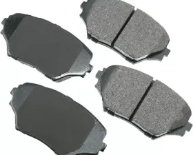 Akebono ProACT Ultra Premium Ceramic Disc Brake Pad Kit - Universal Fitment, OE-Validated