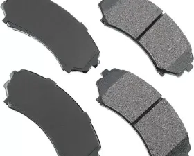 Akebono ProACT Ultra Premium Ceramic Disc Brake Pad Kit - Universal Fitment, OE-Validated