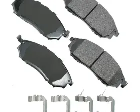 Akebono ProACT Ultra Premium Ceramic Disc Brake Pad Kit - Universal Fitment, ACT888A