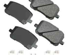 Akebono ProACT Ultra Premium Ceramic Disc Brake Pad Kit ACT923A - Universal Fitment