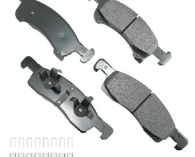 Akebono ProACT Ultra Premium Ceramic Disc Brake Pad Kit - Universal Fitment, OE-Validated