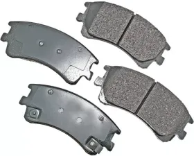 Akebono ProACT Ultra Premium Ceramic Disc Brake Pad Kit - Universal Fitment, OE-Validated