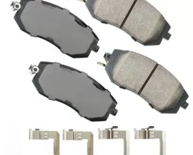 Akebono Performance Ultra Premium Ceramic Disc Brake Pad Kit - Universal Fitment