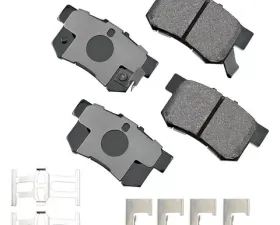 Akebono Performance Ultra Premium Ceramic Disc Brake Pad Kit ASP536B for Fleet and Law Enforcement